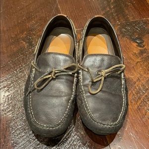 Leather Slip On Loafers